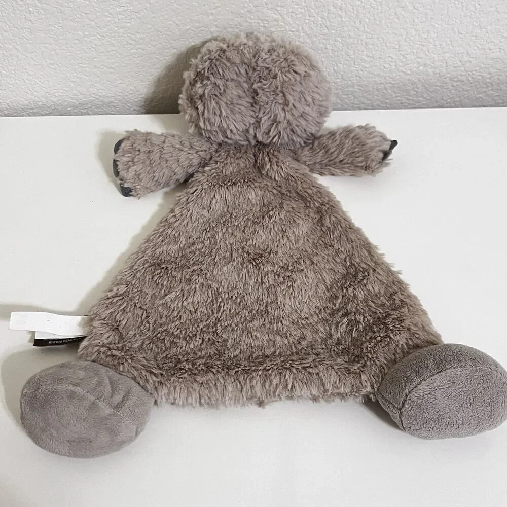 Demdaco Sloth Flat Security Blanket Rattle Lovey Lovie Plush 2019